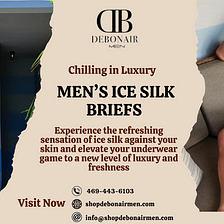 Raise Your Everyday with Debonair Mens Ice Silk Briefs Sensuality, by  Debonair Men