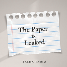 The Paper is Leaked