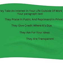 Five Green Flags Of Successful Leaders