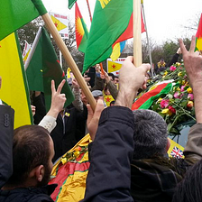 Hundreds greet coffin of Kurdish Briton killed fighting Islamic State