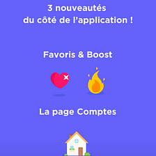 Découvrez les nouveautés de l’application de ce début du mois de novembre