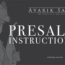 Avarik Saga Presale Instructions