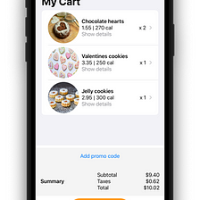 Cart Functionality for Cookies App with SwiftUI, by Elena R.