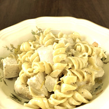 Lemon Cream Pasta with Chicken — Chicken