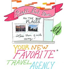 We’re “Right Next Door”, your new favorite travel agency