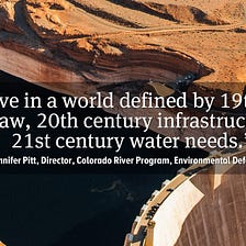 How do we meet our 21st century water needs?