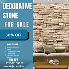 our Decorative Stones for Landscaping and Interior Walls in Dubai