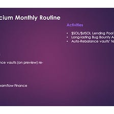 Monthly Routine (February 2023 )