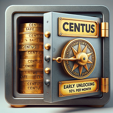 10% Monthly CENTUS Early Unlocking on SAFE Multisig Wallets