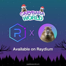 Capybaraworld Available on Raydium