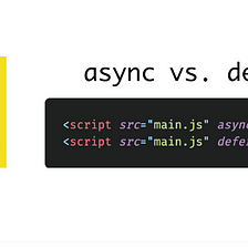 Script loading(defer vs async)