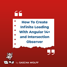 How to Create Infinite Loading with Angular 14+ and Intersection Observer