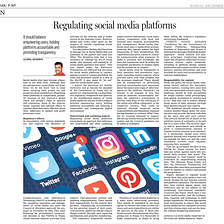 Regulating social media platforms