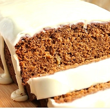 Banana Gingerbread with Vanilla Glaze — Fruit Bread