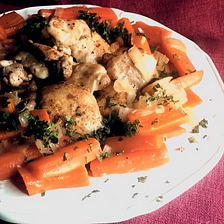 Easy One-Skillet Chicken Thighs with Carrots — Chicken Thigh