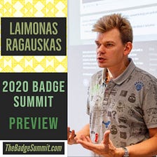 Making Achievements in Youth Work More Visible | Badge Summit preview with Laimonas Ragauskas