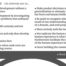 The 11 Oaths of Product Development