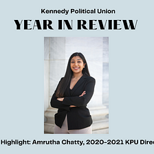 Staff Highlight: Amrutha Chatty, KPU Director