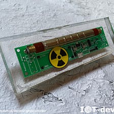 Two products — Geiger counters — are ready for orders on Etsy