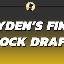 Hayden's Top-50 Rookie Draft Rankings