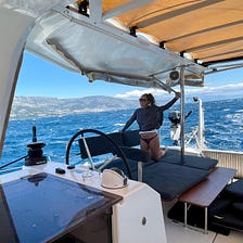 Share the Sail Croatia — Day Five: Powerful Winds Turn a Beautiful Day Sail Into a Run for Shelter..