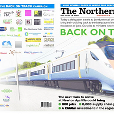 Northern Echo relaunches famous rail campaign as job losses feared