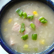 Cream of No Cream Ham and Potato Soup — Soups, Stews and Chili — Pork Soup