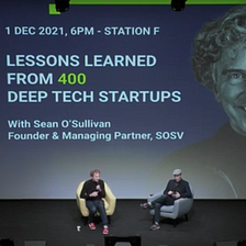 Lessons Learned from SOSV’s 400 Deep Tech Investments