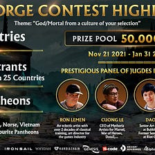 GodForge Contest highlights - A First Walk into Creator Economy