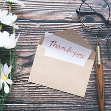 This Year, Express Your Gratitude With a Thank You Note