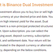 Crypto +A.I :   How To Save Money with A.I — BASED DUAL INVESTMENT STRATEGY IN BINANCE