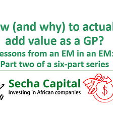 Lessons from an EM in EM Part II: How (and why) to actually add value as a GP?
