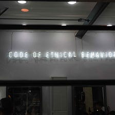 We Need a Code of Ethics