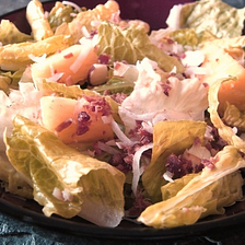 Side Dish — Tropical Salad with Pineapple Vinaigrette