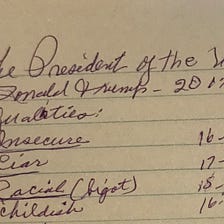 98-year-old Keeps Handwritten List Of Every Word She Uses To Describe Trump