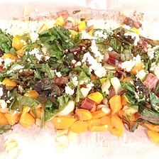 Roasted Swiss Chard with Feta