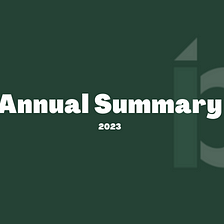 IBAX 2023 Annual Summary