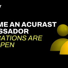 Acurast Ambassador Program: Get tokens for your contribution