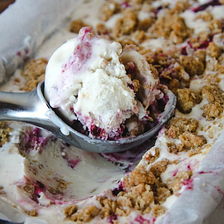 Brambleberry Crisp Ice Cream