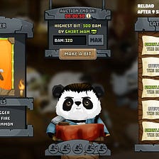 Auction mechanics | NFT Panda: World of Fantasy