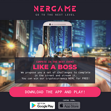 Launched Nergame MVP!