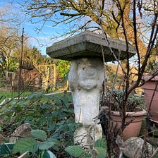 An Eternity Holding The Bird Bath