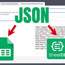 Create Spreadsheets and APIs from JSON Strings or Remote URLs