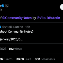 Elon Musk Applauds Vitalik Buterin's Exploration of Community Notes