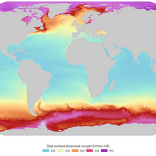 Producing a global map of Sea Surface Oxygen in R