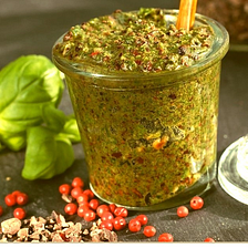 Cacao Nib Pesto — Sauces