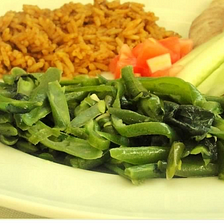 Side Dish — Fasoliyyeh Bi Z-Zayt (Syrian Green Beans with Olive Oil)
