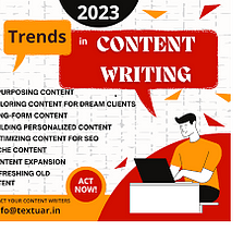 IN 2023 Content Writing Trends
