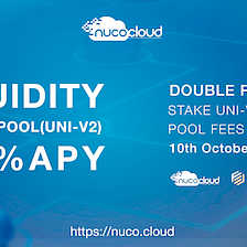 nuco.cloud UNI-V2 Liquidity Staking Guide — October 2022