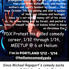 A Message for the Helium Comedy Club: Ban Michael Rapaport for Racism